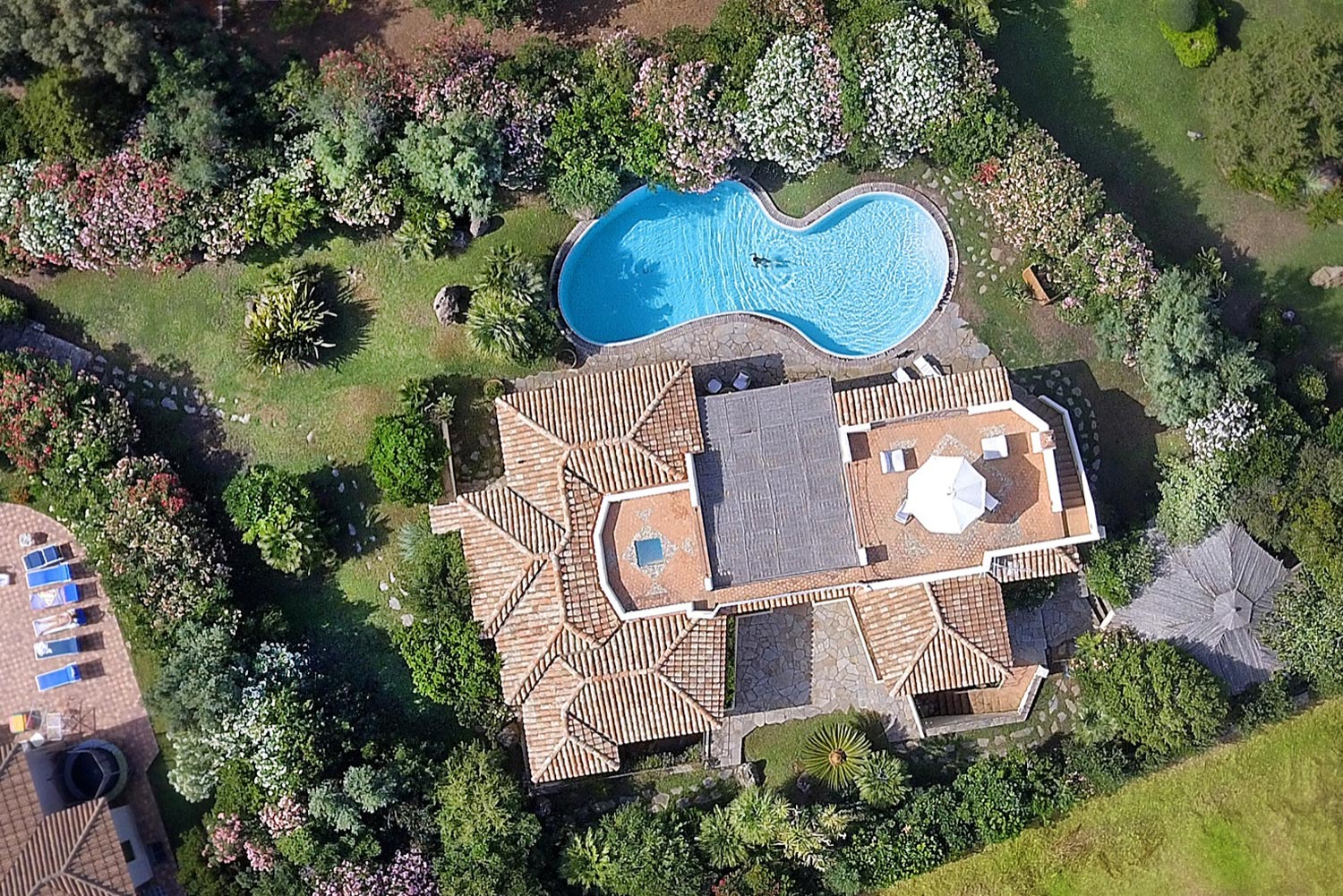 Property aerial view